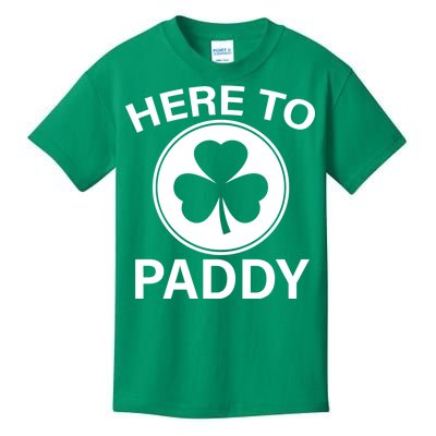 Here To Paddy Funny St Patricks Day Kids T-Shirt