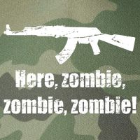 Here Zombie Zombie Zombie Legacy Tie Dye Trucker Hat