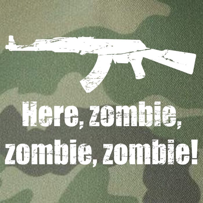 Here Zombie Zombie Zombie Legacy Tie Dye Trucker Hat