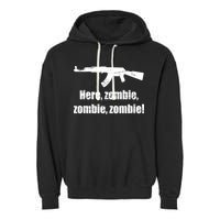 Here Zombie Zombie Zombie Garment-Dyed Fleece Hoodie