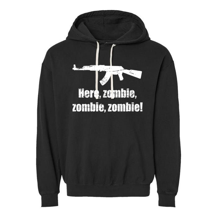 Here Zombie Zombie Zombie Garment-Dyed Fleece Hoodie