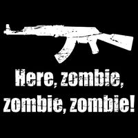 Here Zombie Zombie Zombie 7-Panel Snapback Hat