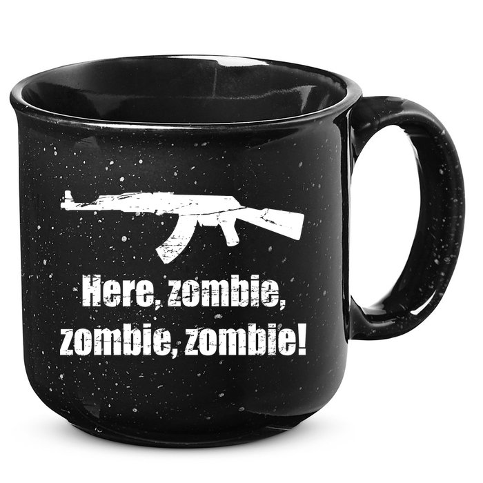 Here Zombie Zombie Zombie 15oz Campfire Ceramic Mug