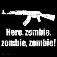 Here Zombie Zombie Zombie Magnet