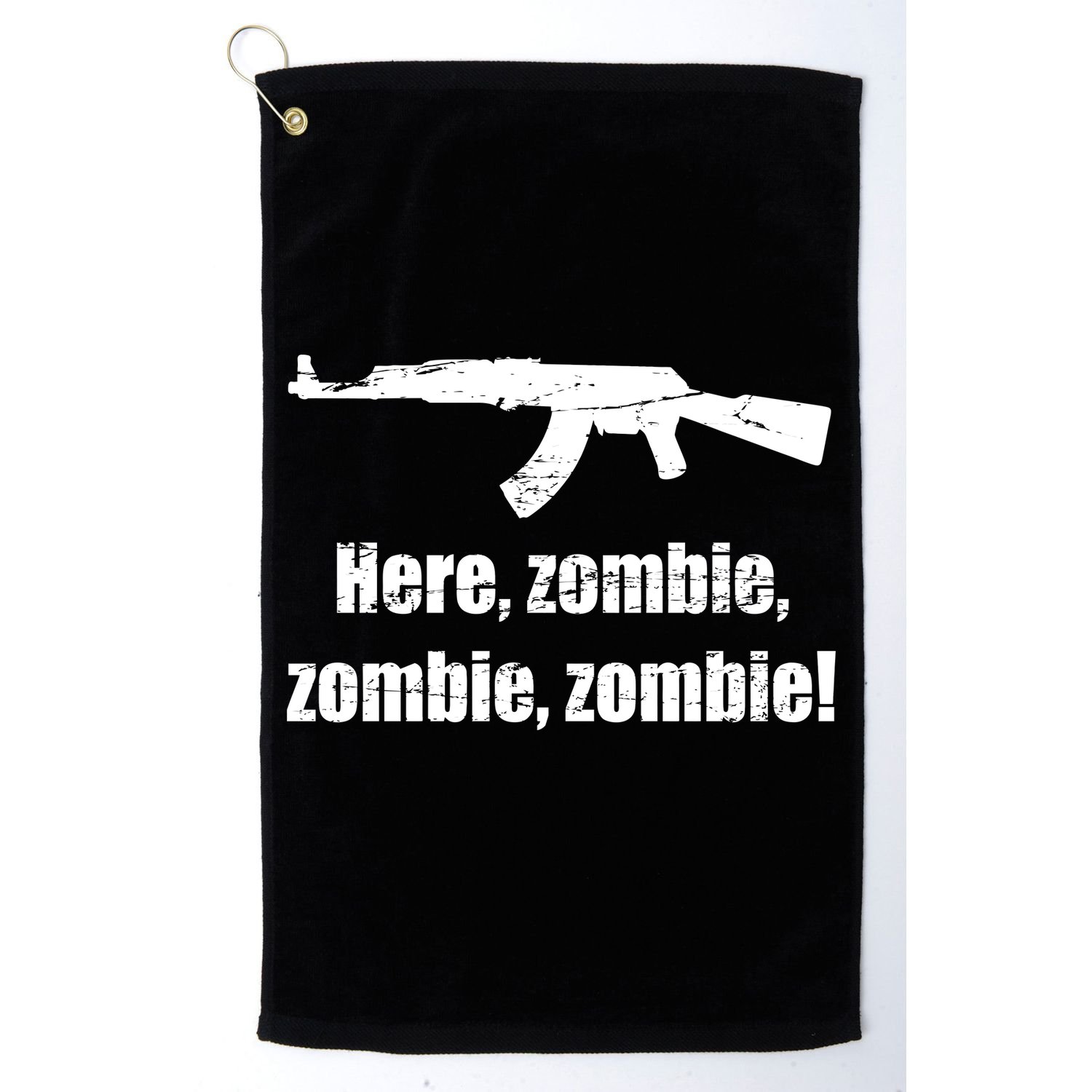 Here Zombie Zombie Zombie Golf Towel