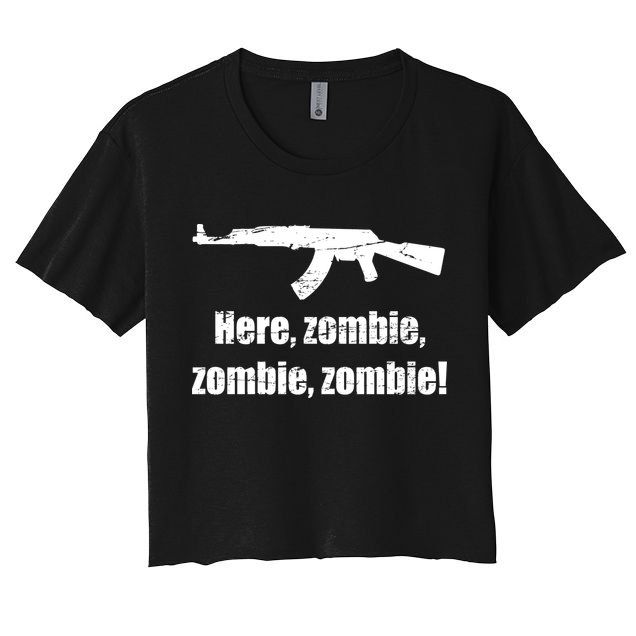 Here Zombie Zombie Zombie Crop Top