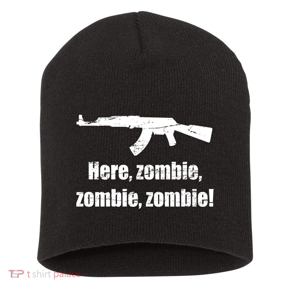 Here Zombie Zombie Zombie Short Acrylic Beanie