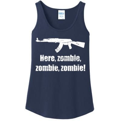 Here Zombie Zombie Zombie Ladies Essential Tank