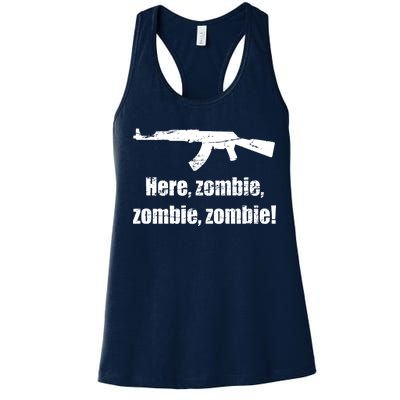 Here Zombie Zombie Zombie Women's Racerback Tank