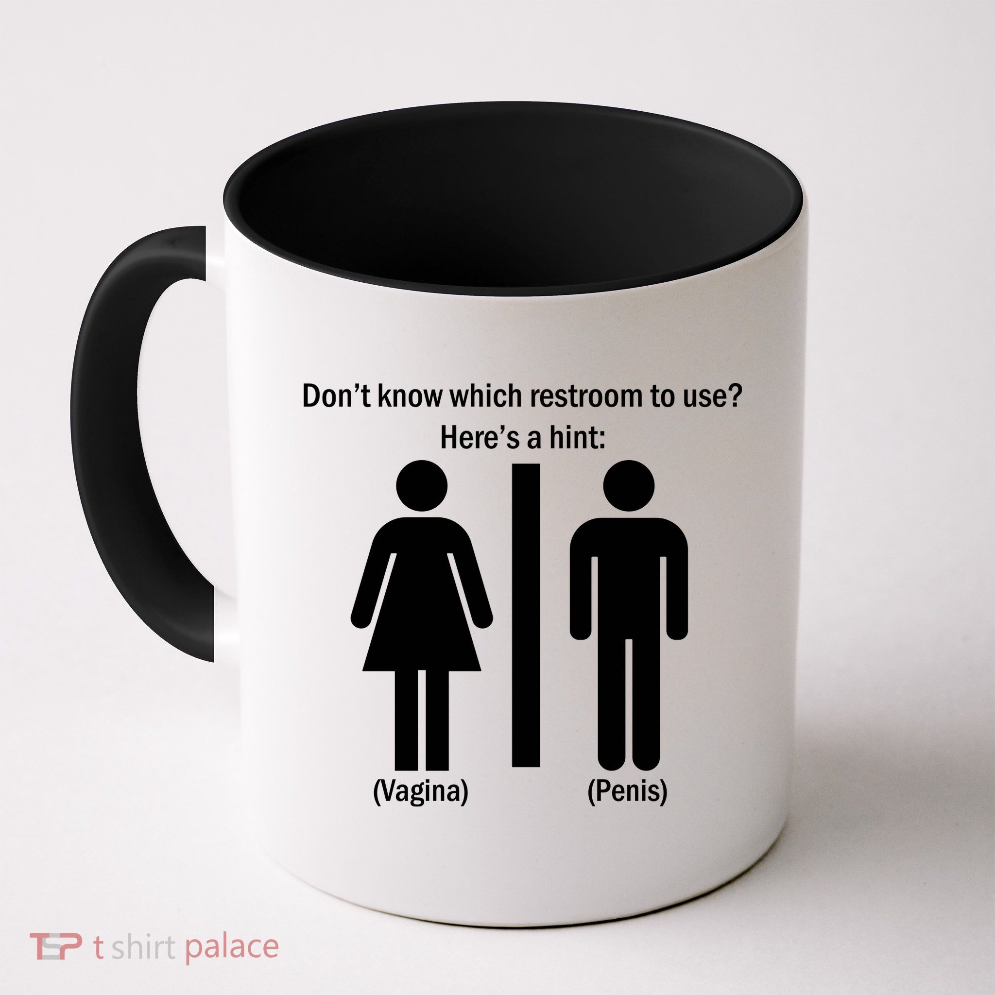 Here's A Hint Vagina Penis Coffee Mug