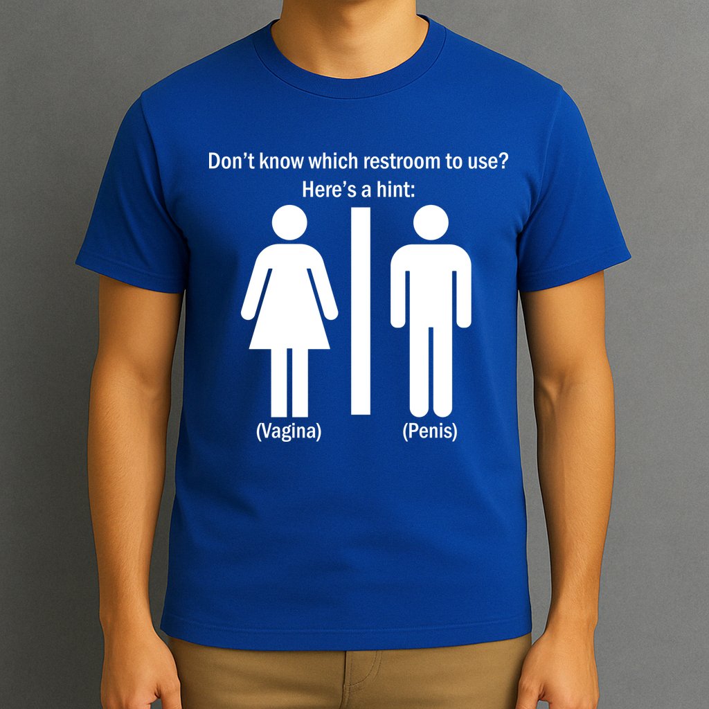 Here's A Hint Vagina Penis T-Shirt
