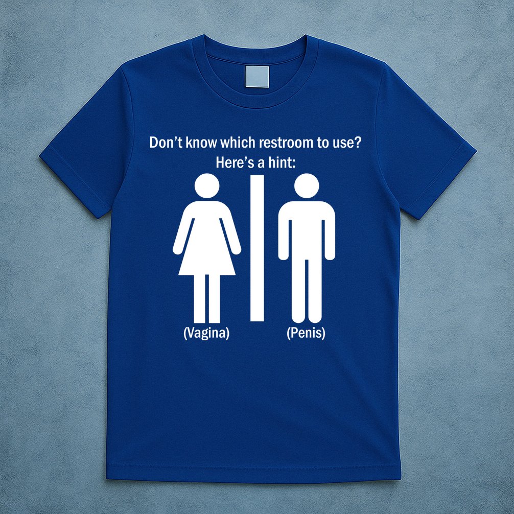 Here's A Hint Vagina Penis T-Shirt