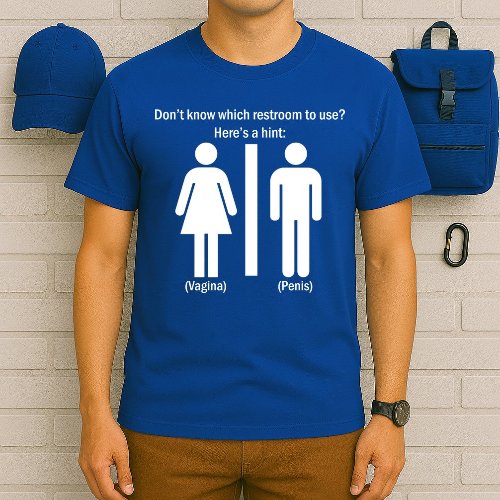 Here's A Hint Vagina Penis T-Shirt
