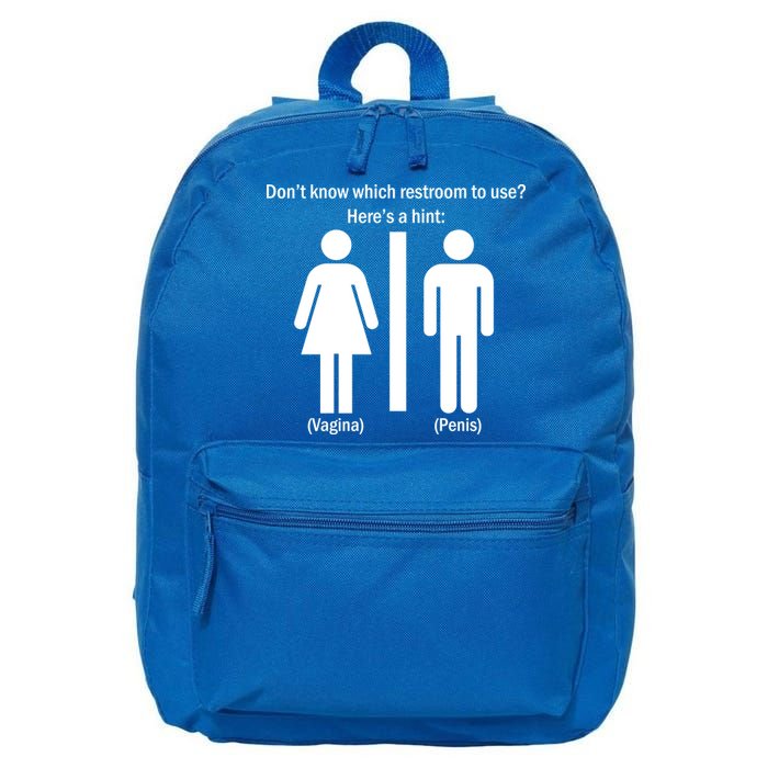 Here's A Hint Vagina Penis 16 in Basic Backpack