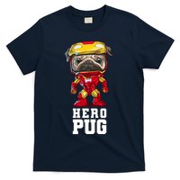 Hero Iron Pug Funny Spoof T-Shirt