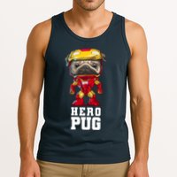Hero Iron Pug Funny Spoof Tank Top