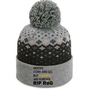 Heroes Come And Go Legends Are Forever RIP RBG The Baniff Cuffed Pom Beanie