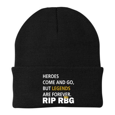 Heroes Come And Go Legends Are Forever RIP RBG Beanie
