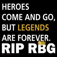 Heroes Come And Go Legends Are Forever RIP RBG Mesh Reversible Basketball Jersey Tank
