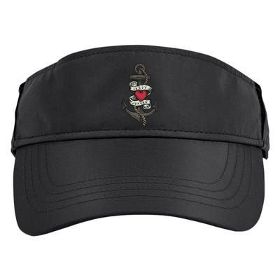 He's My Anchor Adult Drive Performance Visor