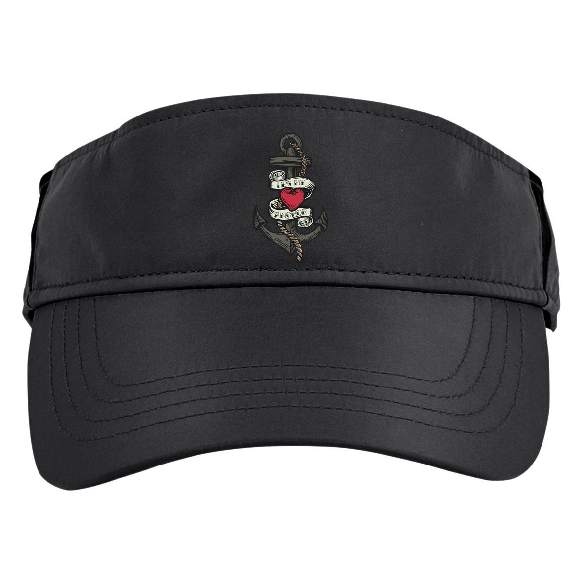 He's My Anchor Adult Drive Performance Visor