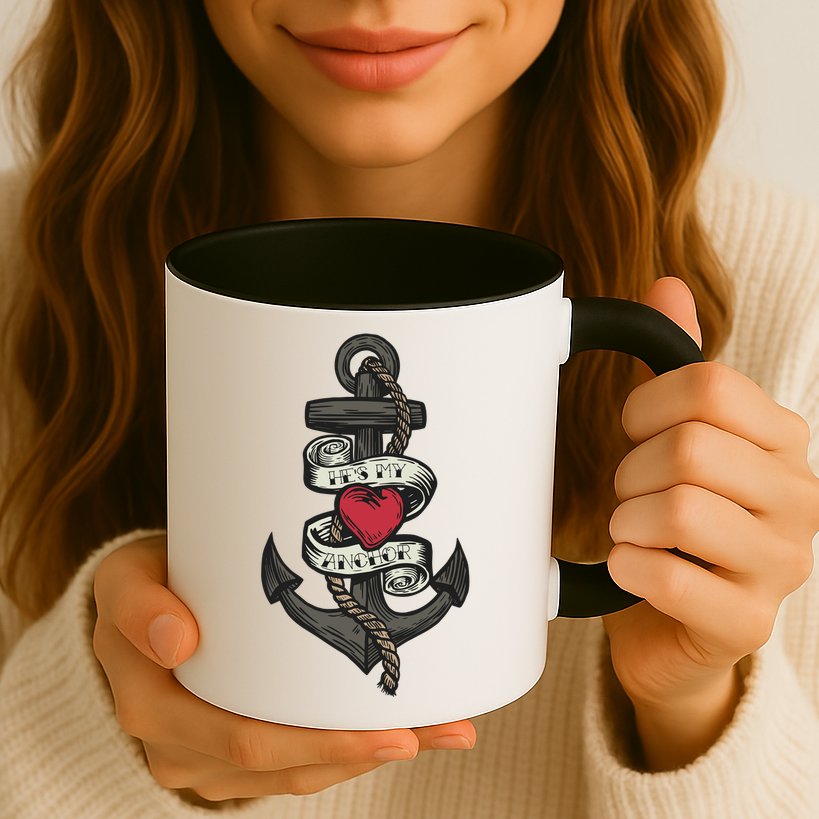 He's My Anchor Mug