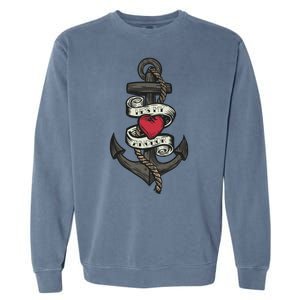 He's My Anchor Garment-Dyed Sweatshirt