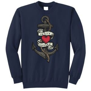 He's My Anchor Tall Sweatshirt