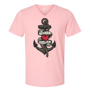 He's My Anchor V-Neck T-Shirt