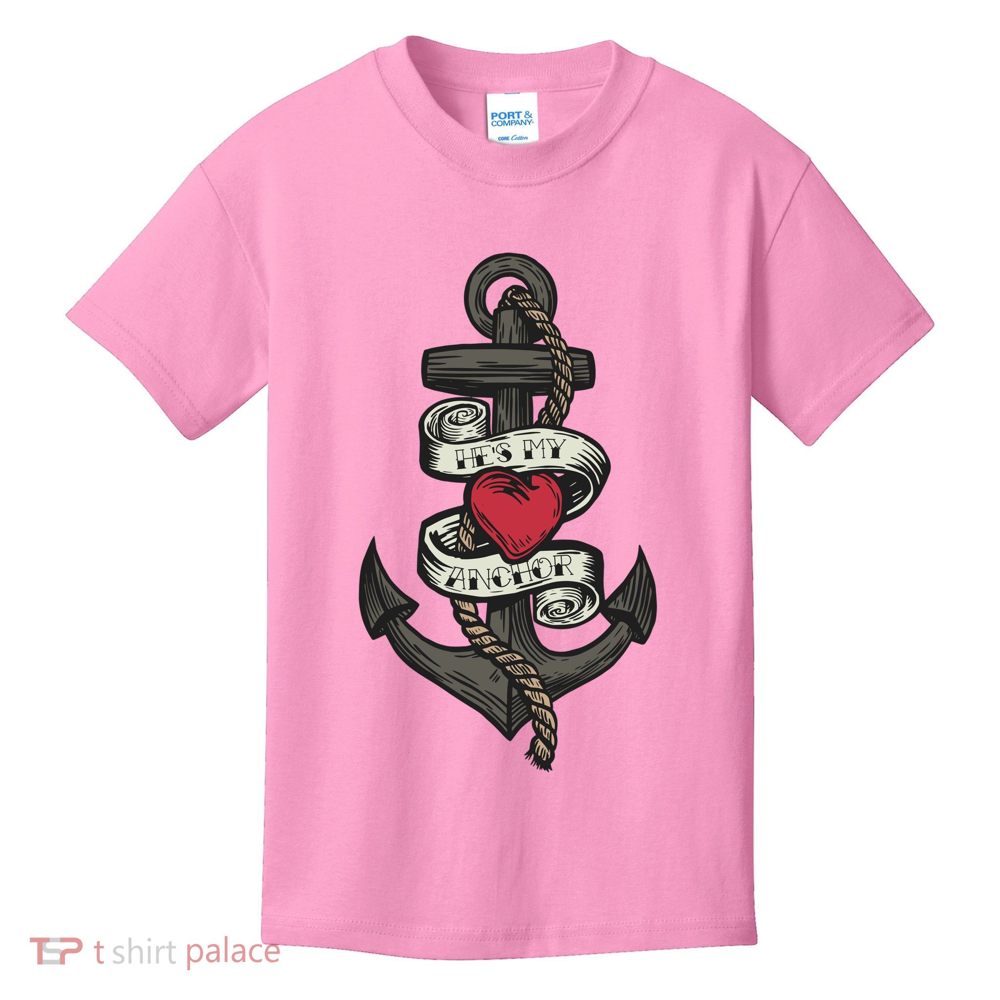 He's My Anchor Kids T-Shirt