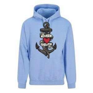 He's My Anchor Unisex Surf Hoodie