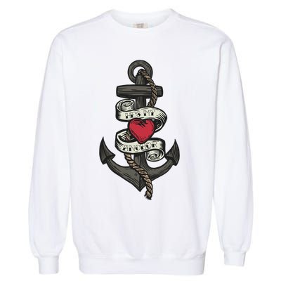 He's My Anchor Garment-Dyed Sweatshirt
