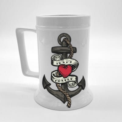 He's My Anchor Beer Stein