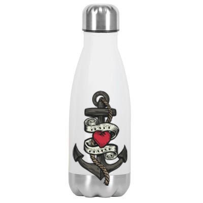 He's My Anchor Stainless Steel Insulated Water Bottle