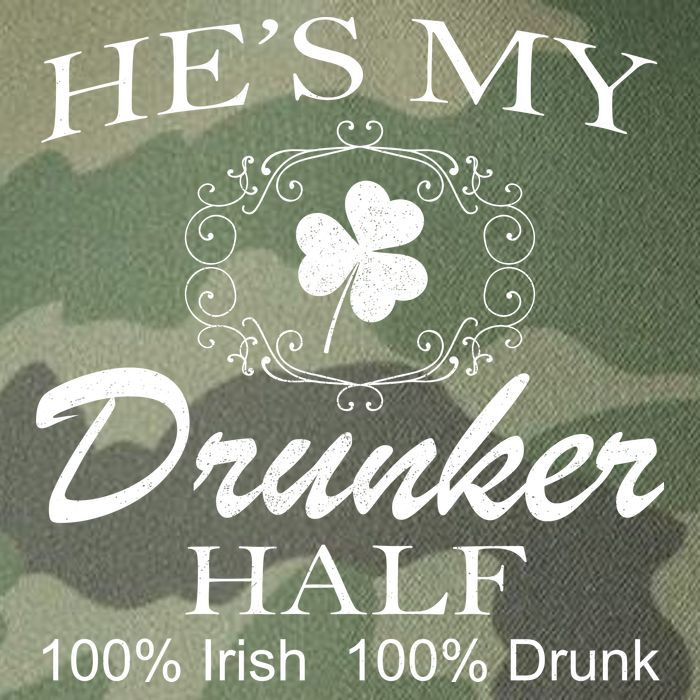 He's My Drunker Half Funny St. Patrick's Day Legacy Tie Dye Trucker Hat