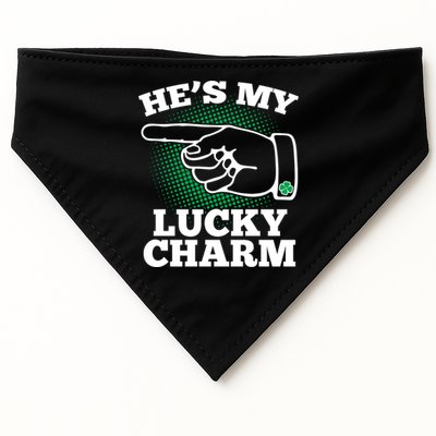 He's My Lucky Charm St Patrick's Day Matching Couples USA-Made Doggie Bandana