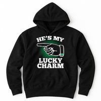 He's My Lucky Charm St Patrick's Day Matching Couples Hoodie