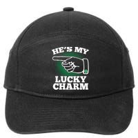 He's My Lucky Charm St Patrick's Day Matching Couples 7-Panel Snapback Hat