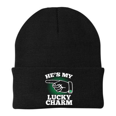 He's My Lucky Charm St Patrick's Day Matching Couples Beanie
