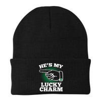 He's My Lucky Charm St Patrick's Day Matching Couples Beanie