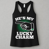 He's My Lucky Charm St Patrick's Day Matching Couples Womens Tank Top