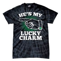 He's My Lucky Charm St Patrick's Day Matching Couples Tie-Dye T-Shirt