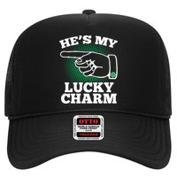 He's My Lucky Charm St Patrick's Day Matching Couples Trucker Hat