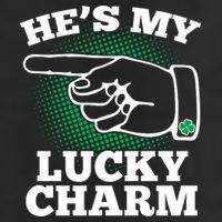 He's My Lucky Charm St Patrick's Day Matching Couples Trucker Hat