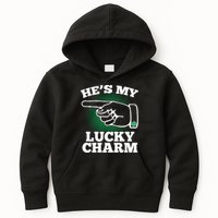 He's My Lucky Charm St Patrick's Day Matching Couples Kids Hoodie