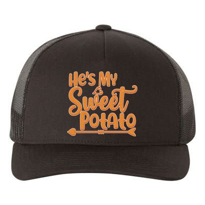 He's My Sweet Potato Yupoong Adult 5-Panel Trucker Hat