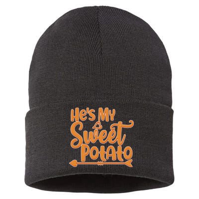 He's My Sweet Potato Sustainable Knit Beanie