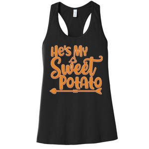 He's My Sweet Potato Women's Racerback Tank