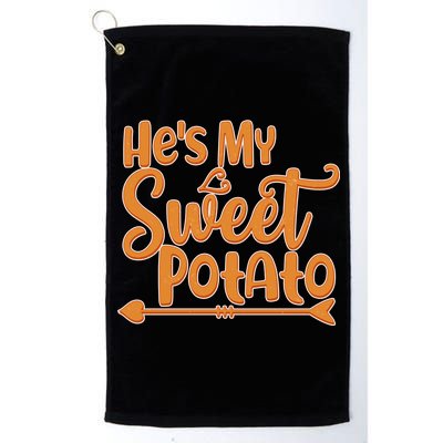 He's My Sweet Potato Platinum Collection Golf Towel