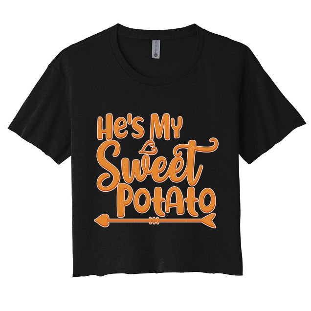 He's My Sweet Potato Crop Top